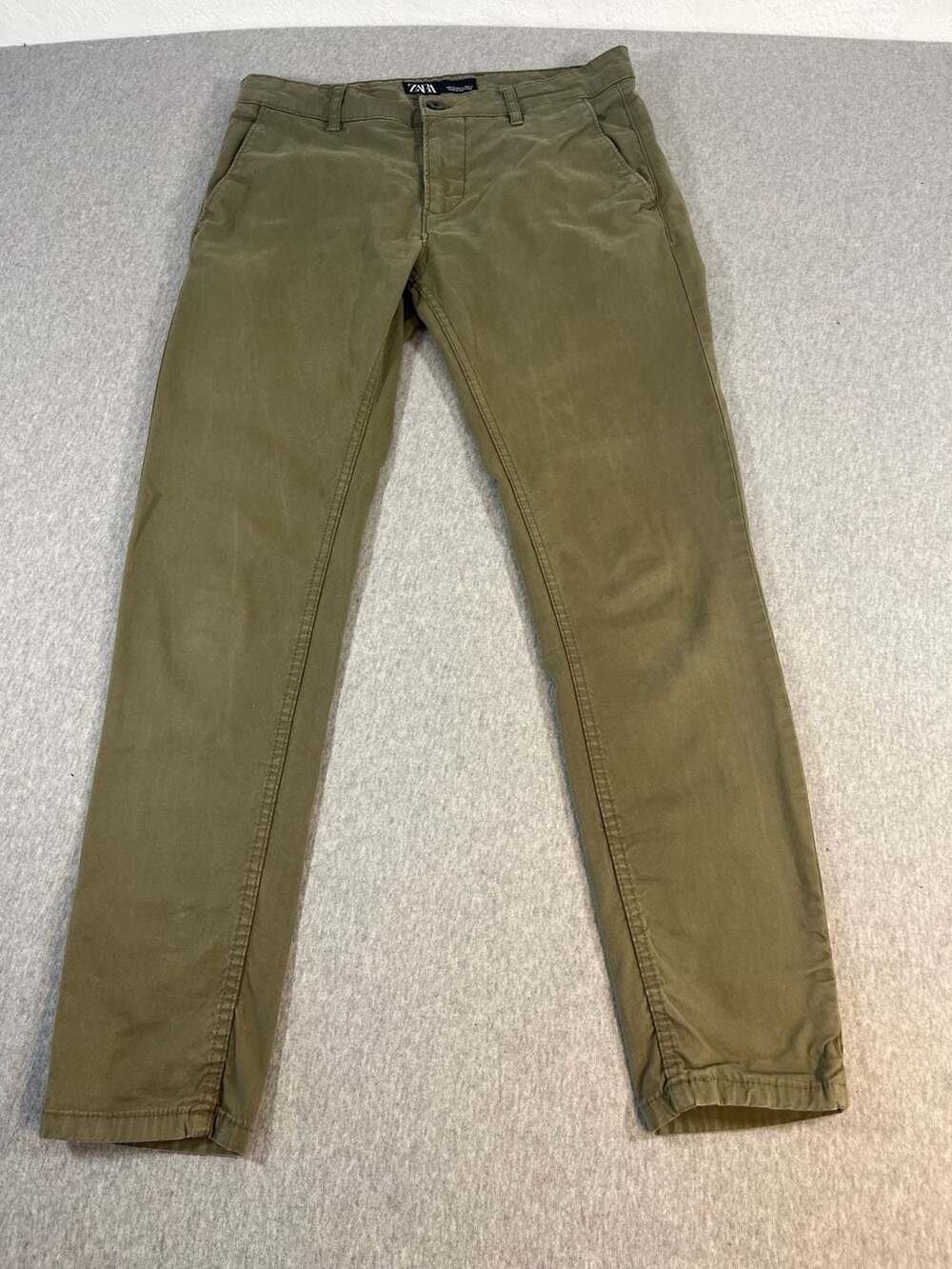 Zara Green Casual Stretch Chino Pants Men’sSize 31x29